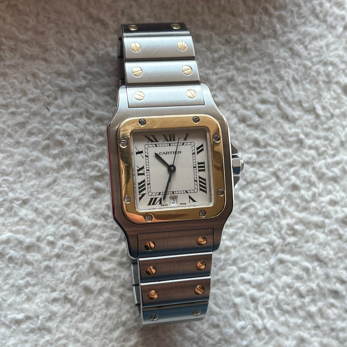 까르띠에 산토스 갈베 lm 콤비 상품이미지2