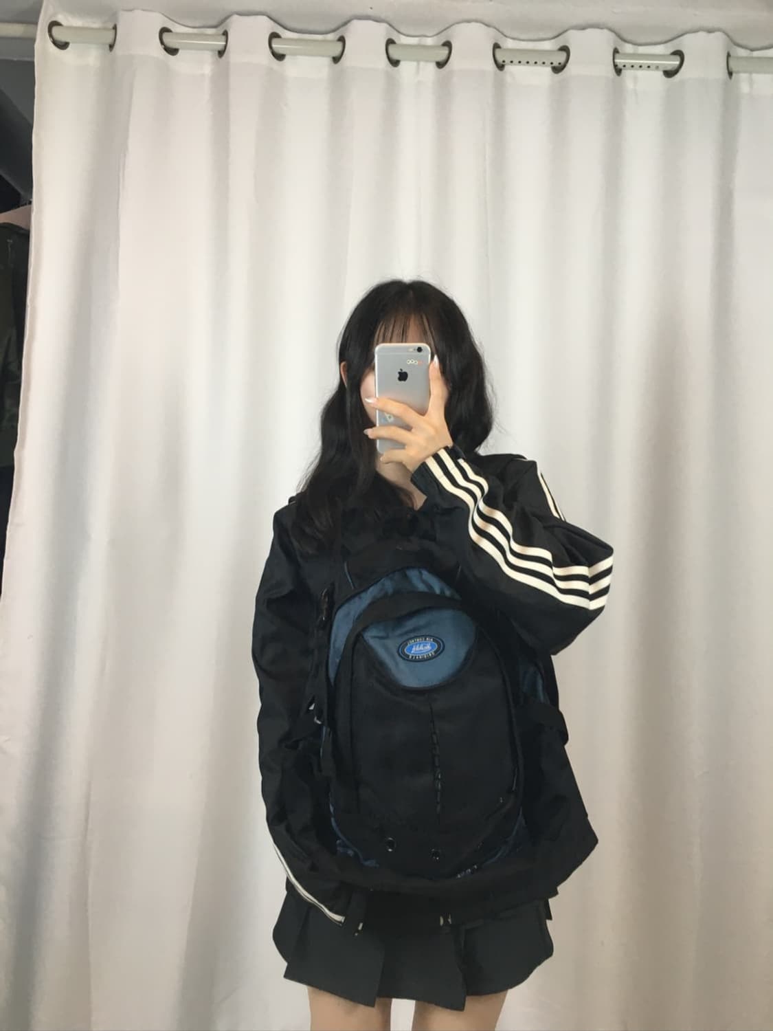 Von Dutch 본더치 스쿨 백 백팩 y2k 가방 블루 상품이미지6