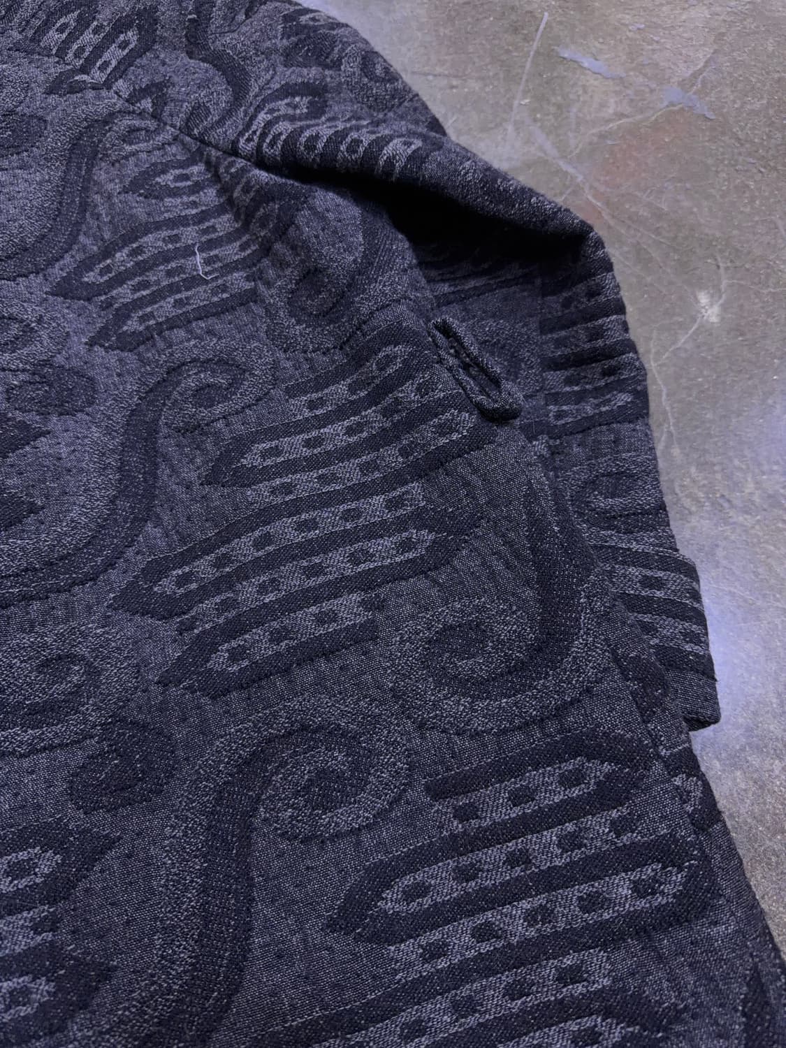 발리 울 라나 빈티지 패턴 레트로 더블 블레스트 코트 M 상품이미지9