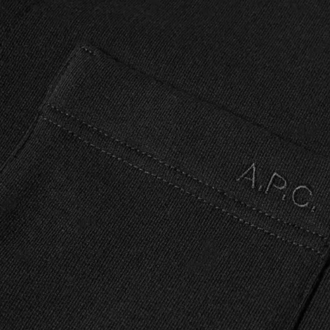 아페쎄 로고 자수 기모 코튼 가디건 상품이미지7