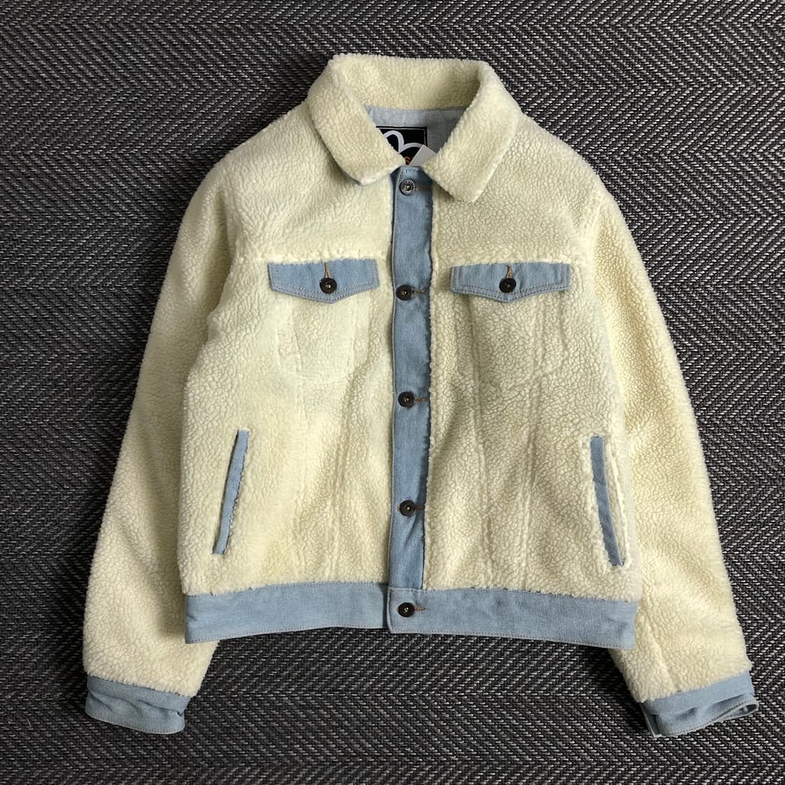 에비수 쉐르파 믹스업 데님 트러커 자켓o 2957 상품이미지1