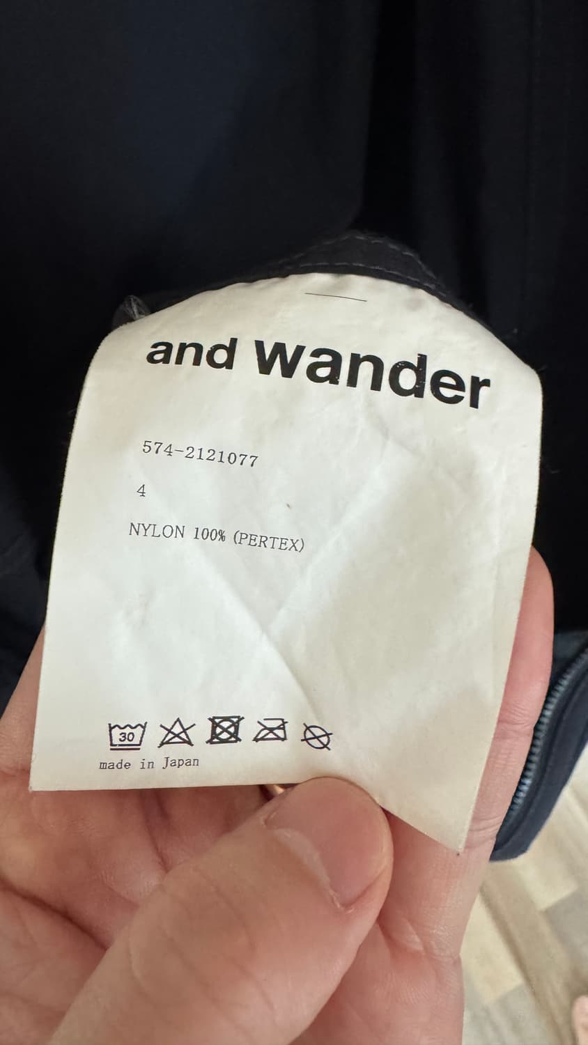 앤드원더 퍼넥트 윈드재킷 바람막이 L ANDWANDER PERTEX 상품이미지4