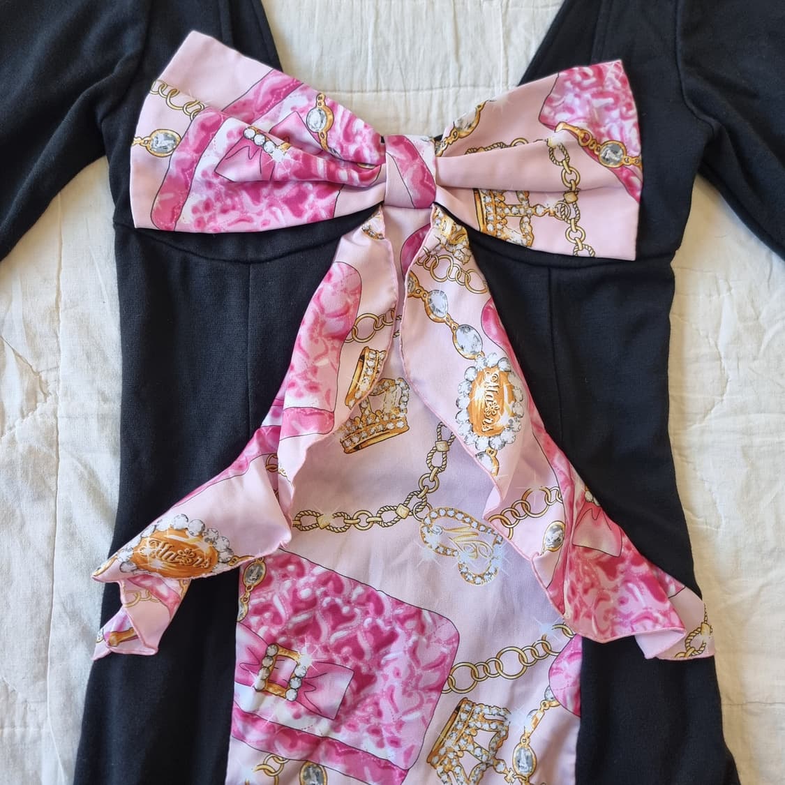 MARS 프리미엄 클래식 쥬얼핑크 리본  마즈원피스 상품이미지2