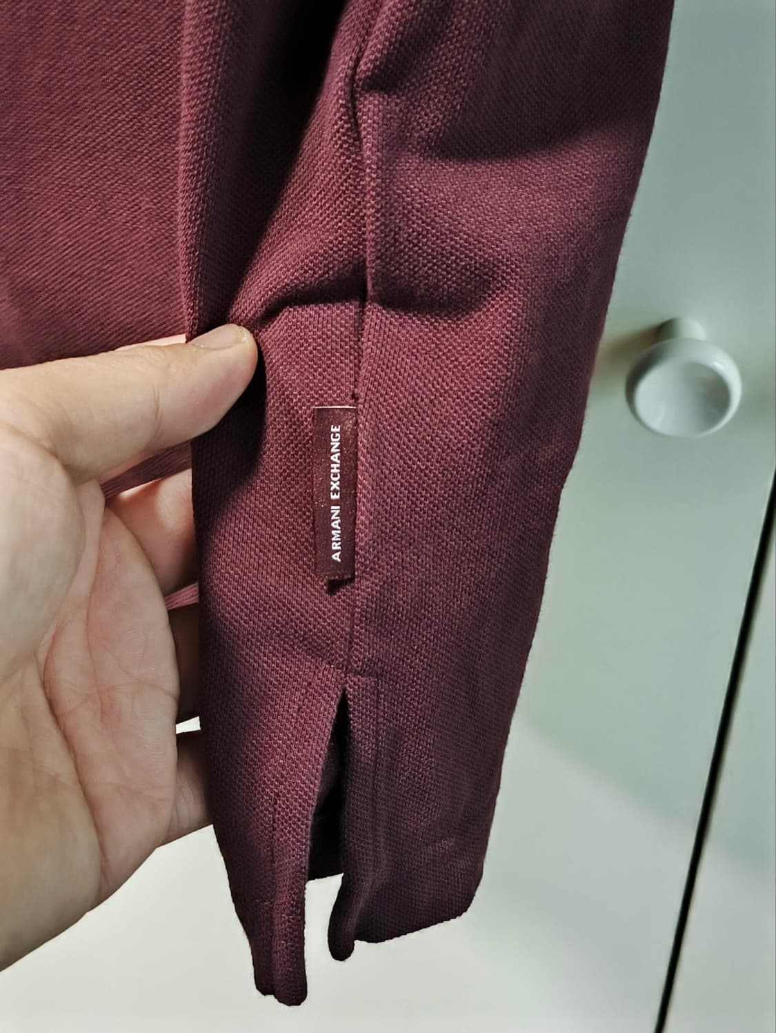 L 알마니 익스체인지 카라넥티셔츠 반팔 상품이미지7