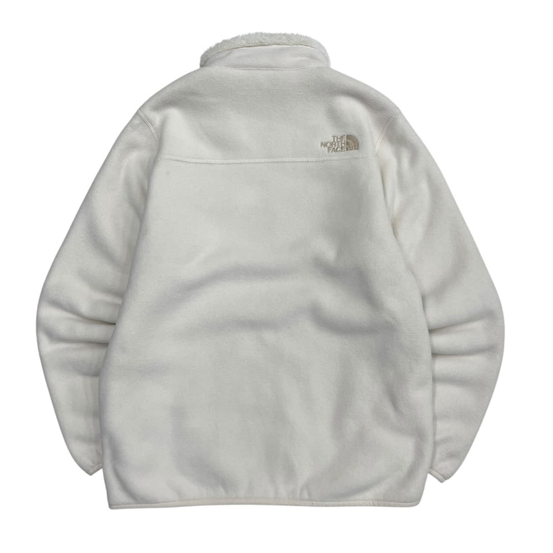 노스페이스 베이지로고 아이보리 양털 집업 상품이미지3