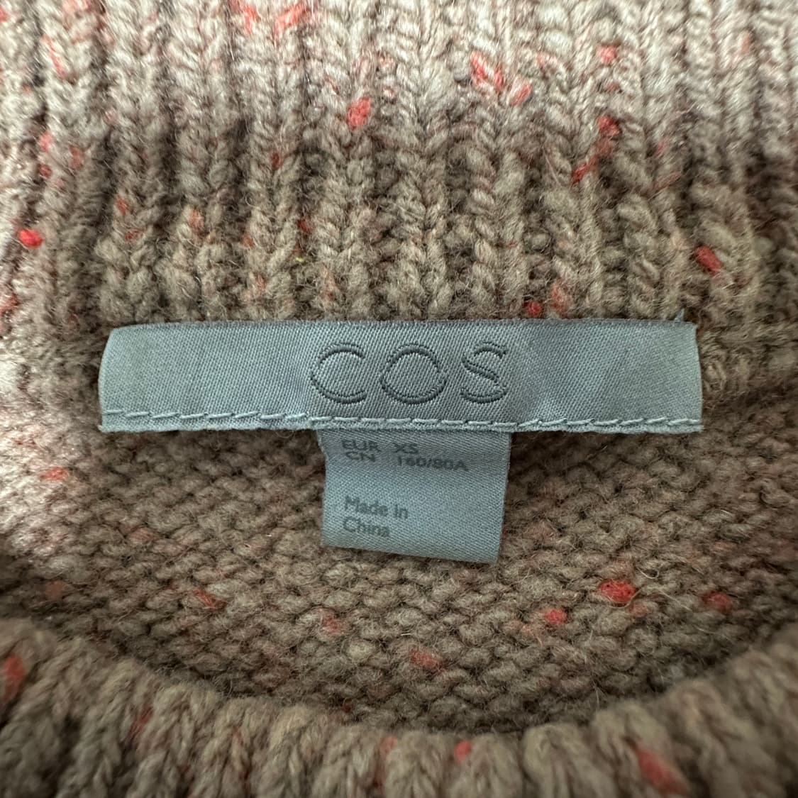 COS woman mock neck knit sweater 상품이미지3