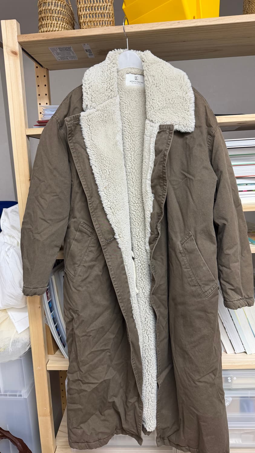 모노크롬 플리스 야상  상품이미지1