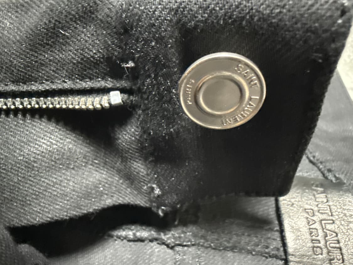 생로랑 레더페널진 33 밑단길이 수선된제품 상품이미지6