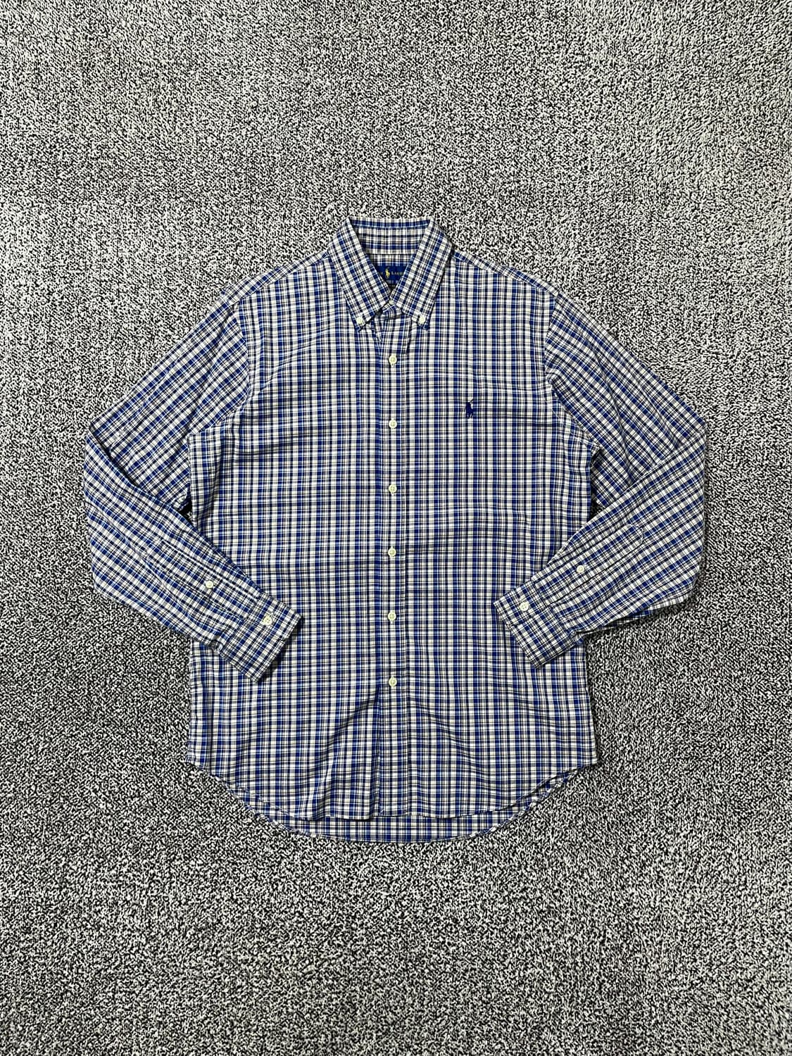 빈티지9. 폴로랄프로렌 퍼포먼스 클래식 핏 체크셔츠 블루톤 상품이미지1