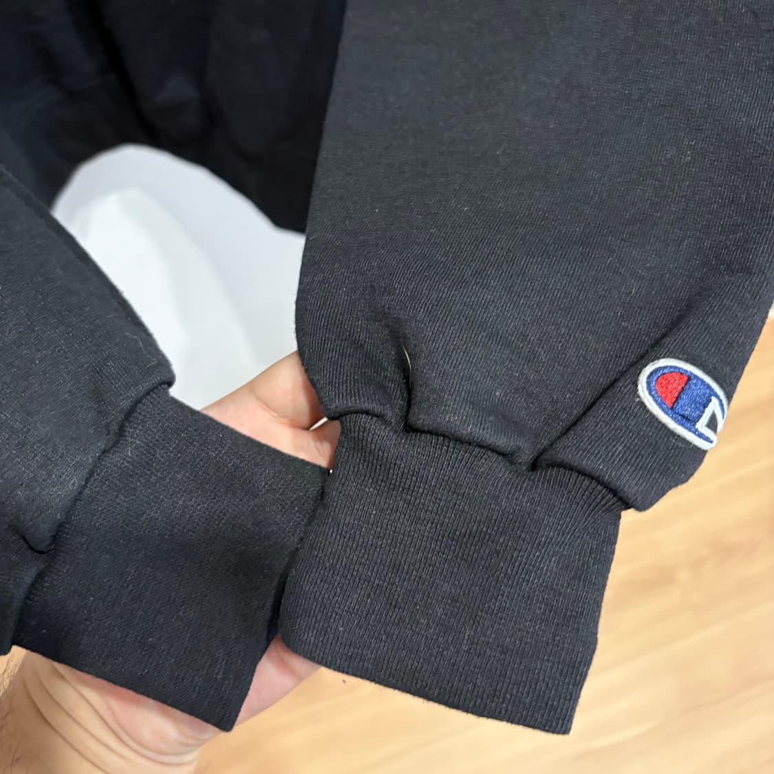 챔피온 블랙 맨투맨 M 사이즈 상품이미지2