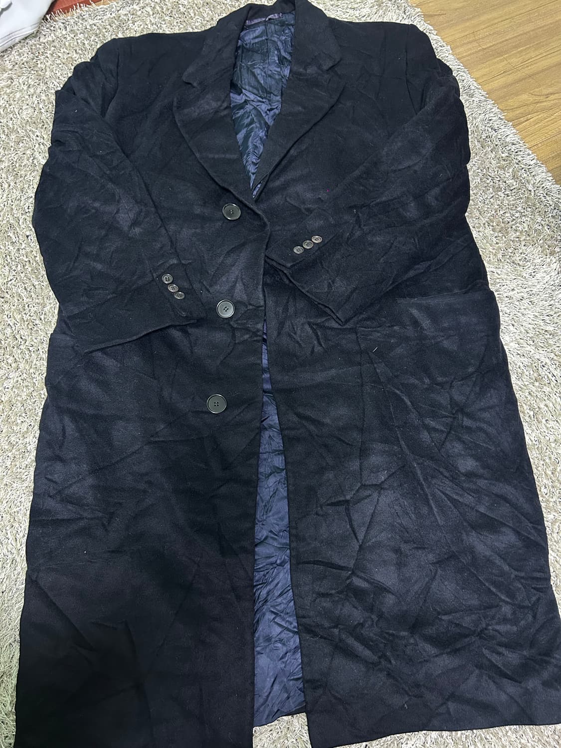 이태리제 캐시미어 100프로코트 사이즈 105 상품이미지1