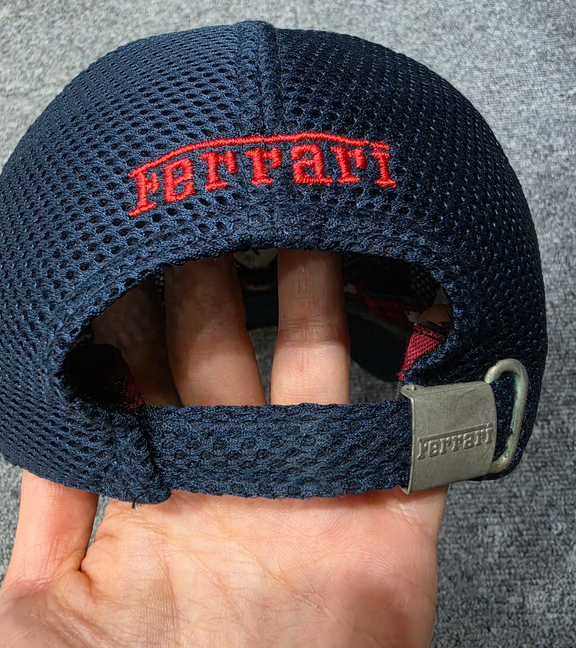 Ferrari 페라리 스쿠데리아 레이싱 메쉬 볼캡 모자 네이비 상품이미지6