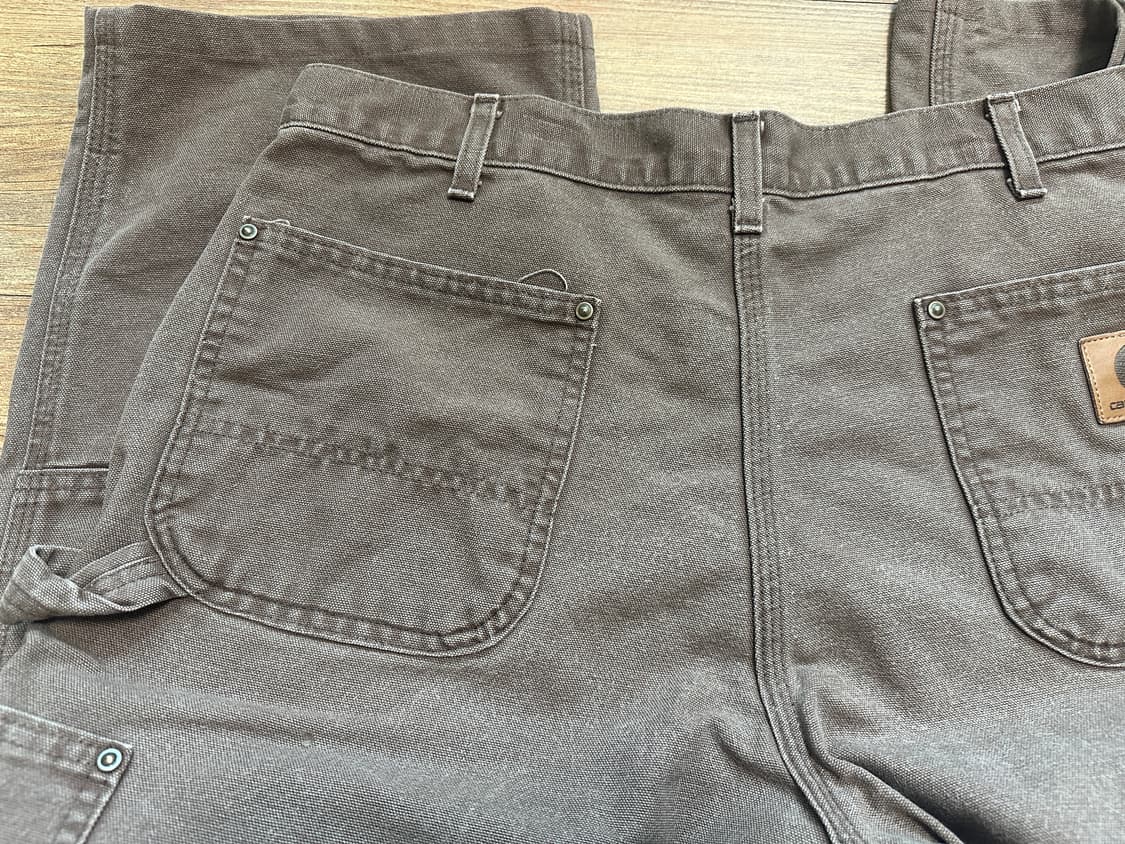 90~00s 칼하트 더블니 B136 CHT(체스트넛) 미제🇺🇸 상품이미지4