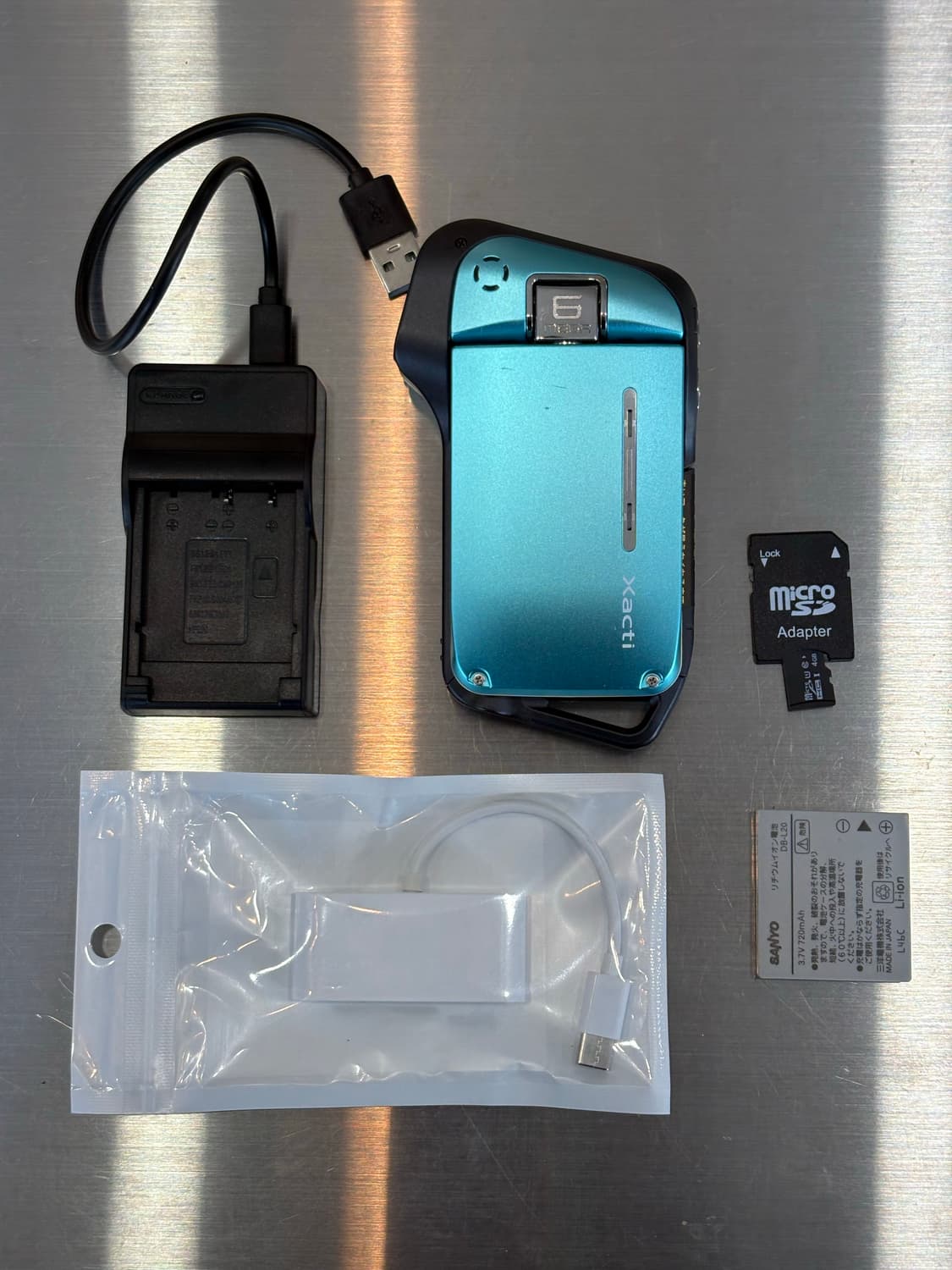 산요 작티 DMX-CA65 마린블루 빈티지디카/캠코더 상품이미지2