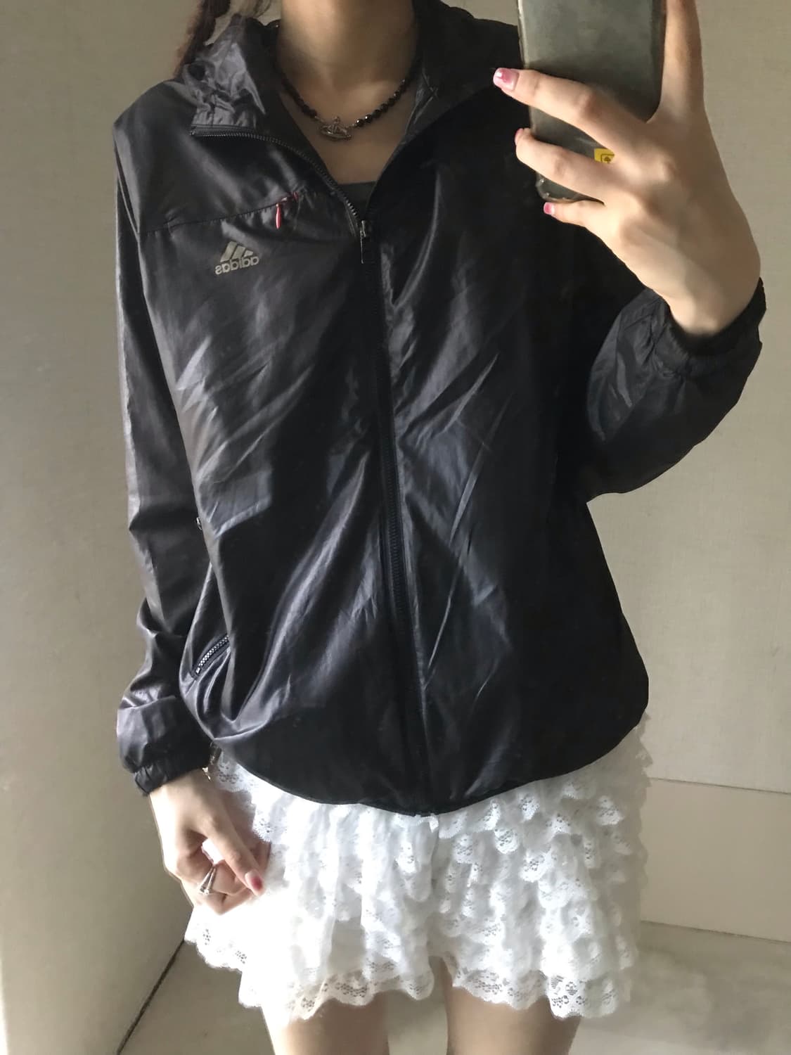 아디다스 블랙 바람막이 상품이미지4