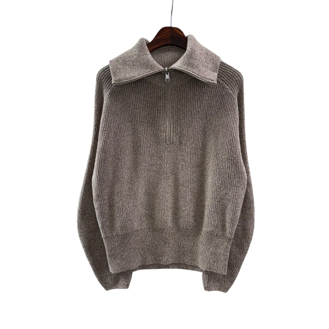 [M] 코스 하프 집업 니트 상품이미지1