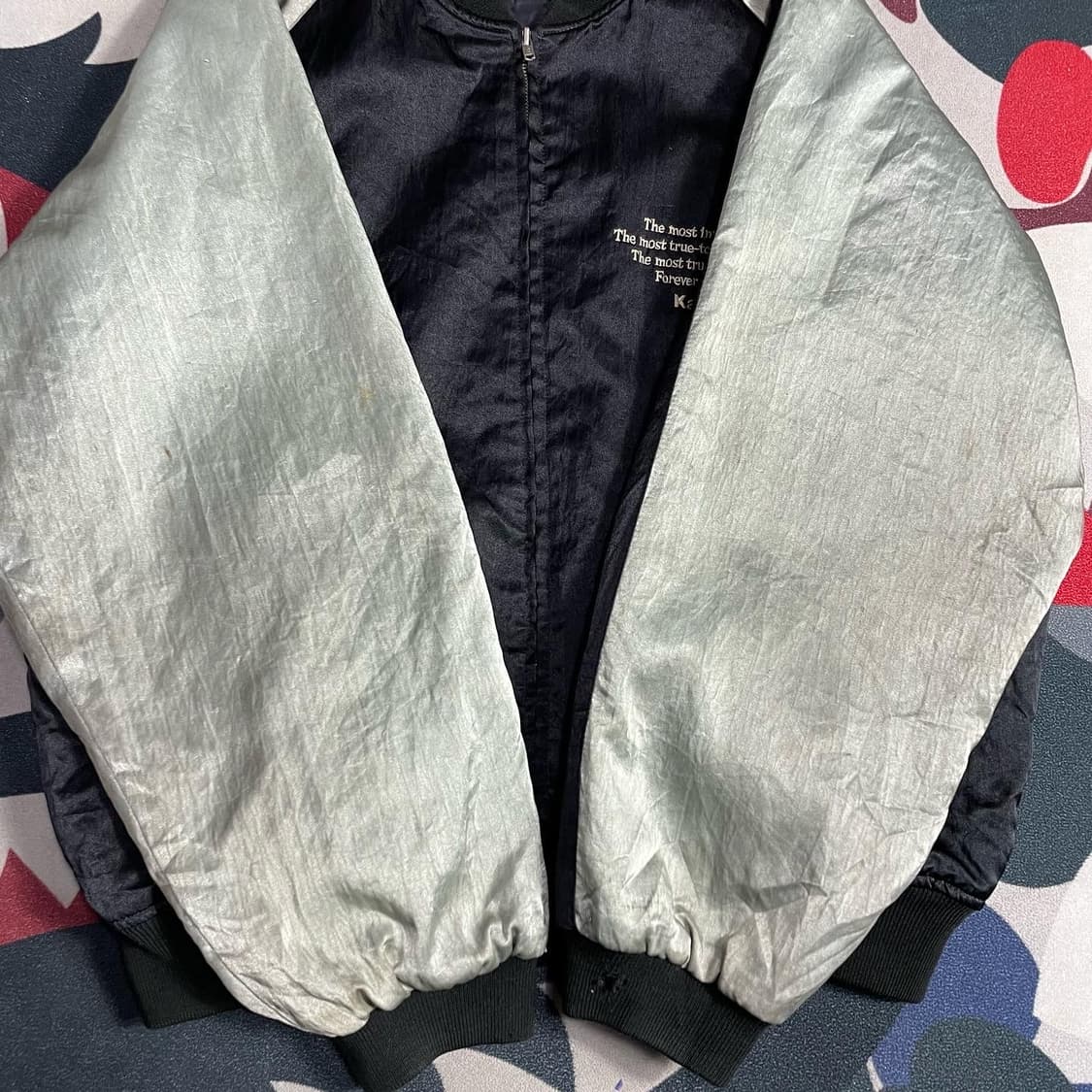 1990s KAWASAKI 가와사키 스카쟌 자켓 상품이미지6