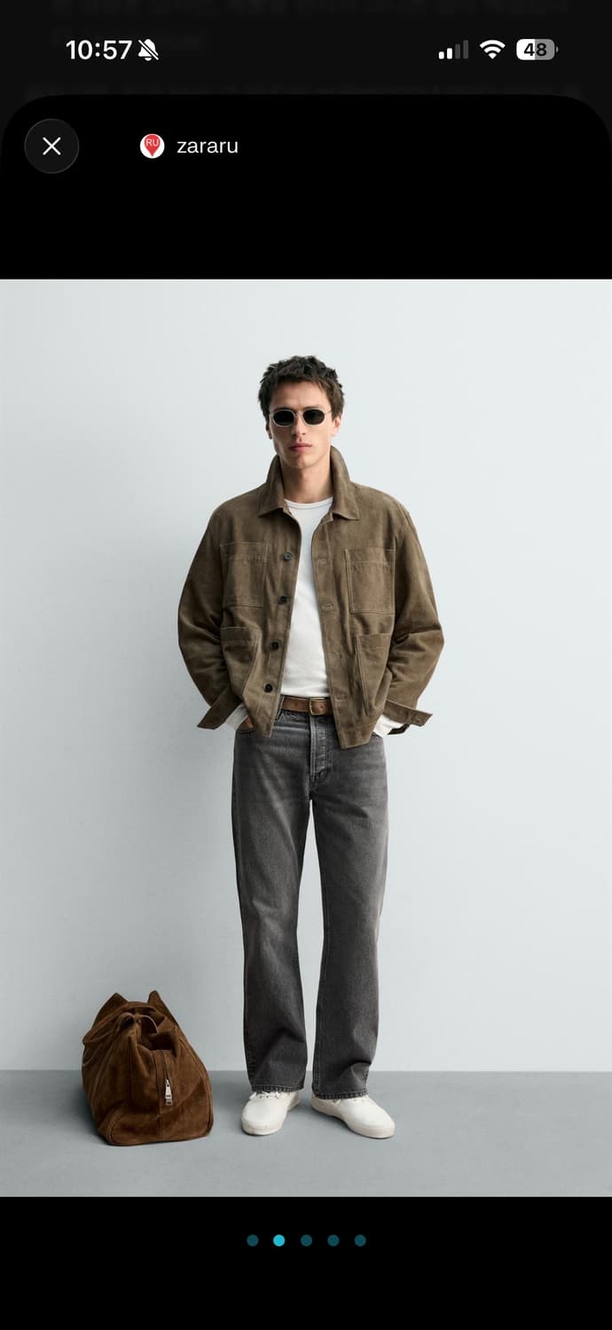 자라 bootcut fit 부츠컷 데님 그레이 리미티드 에디션 상품이미지2