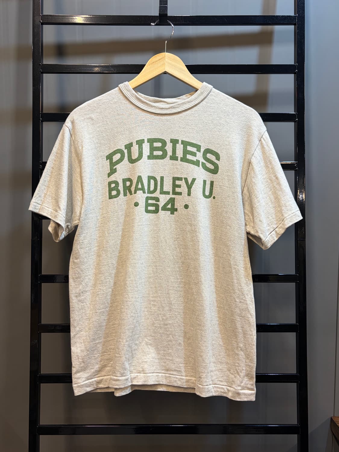 [L] 웨어하우스 오트밀 BRADLEY U. 64 티셔츠 6.5 상품이미지1