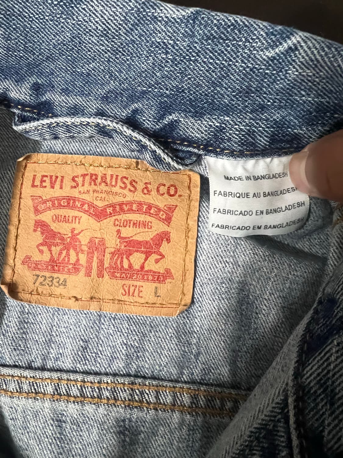 리바이스 트러커L 상품이미지2