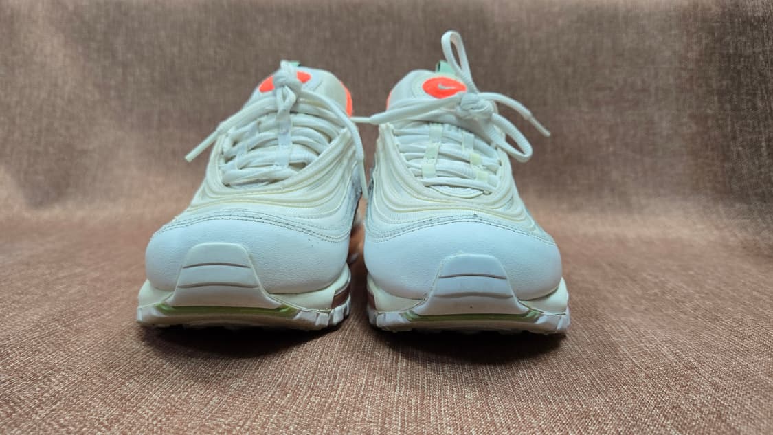 나이키 240mm-  에어 맥스 97 퓨어 플래티넘 팀 오렌지 상품이미지3