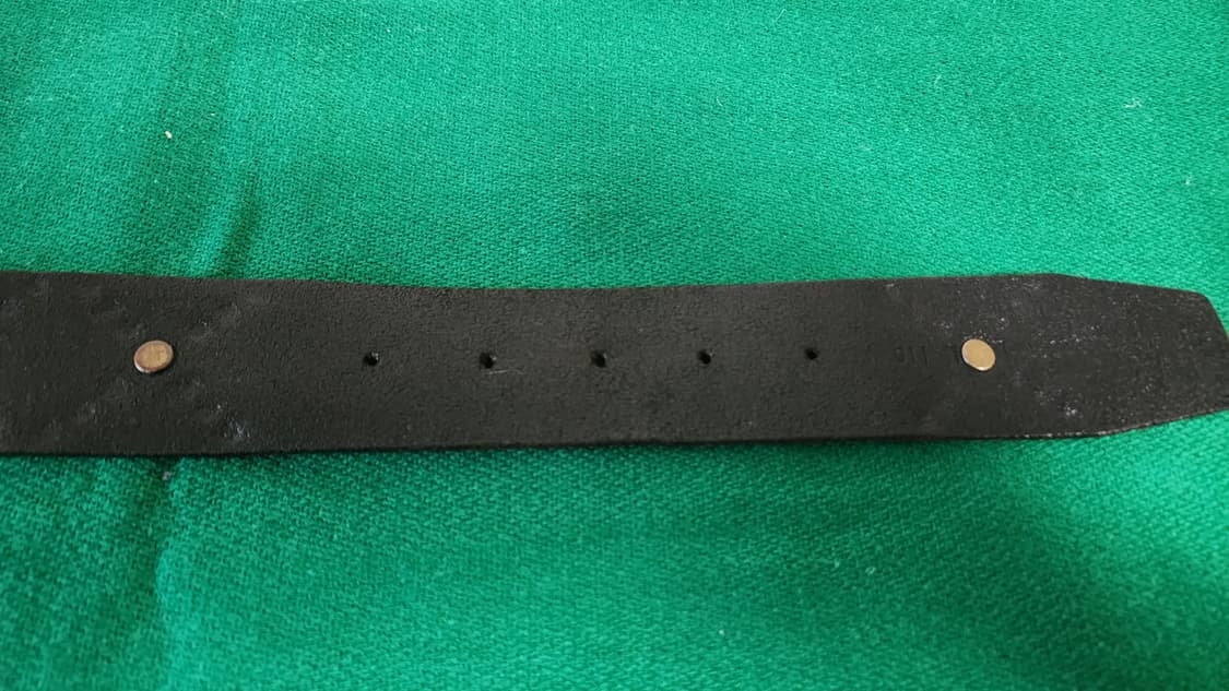 톰보이 블랙 스터드 장식 통가죽 벨트 상품이미지8