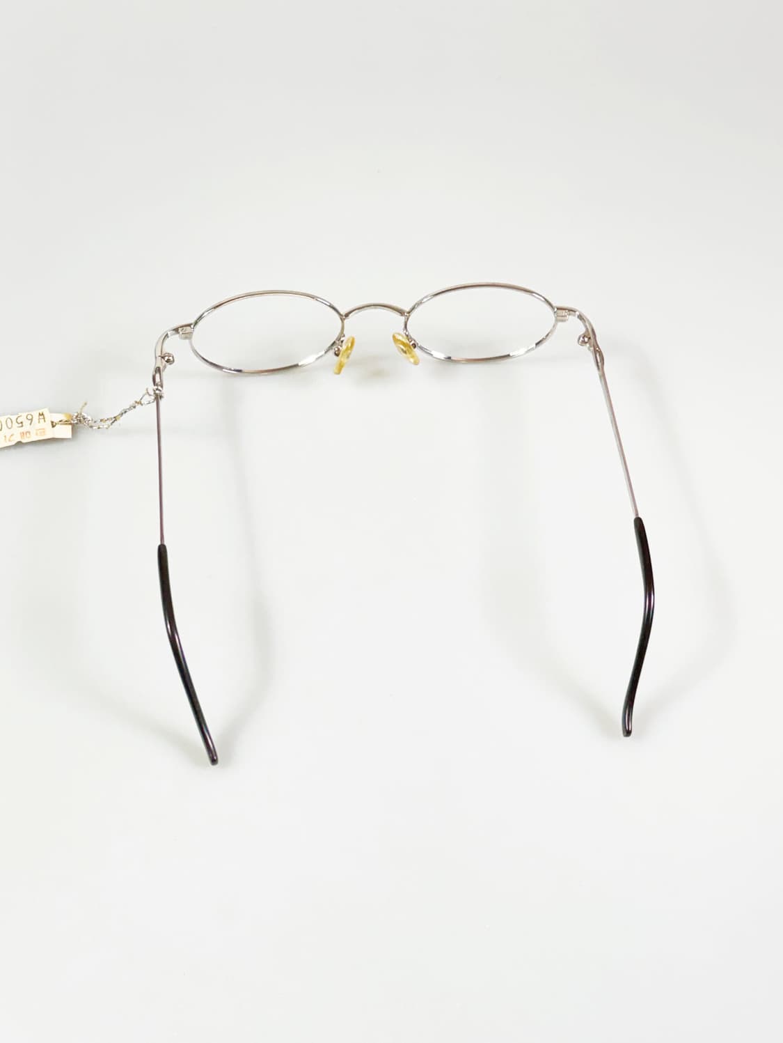 90s GEO 실버 메탈 슬림 오벌 프레임 빈티지 안경 상품이미지5