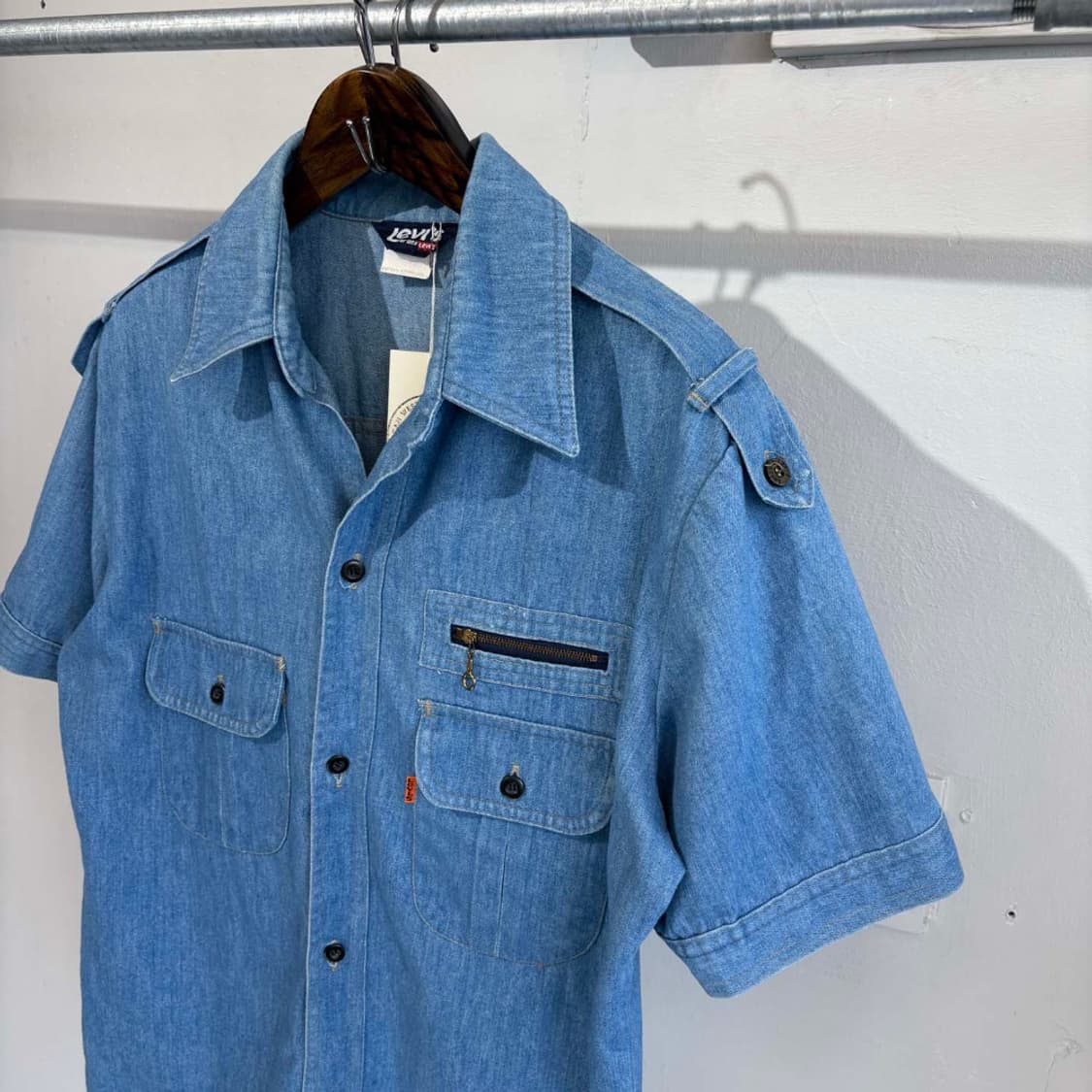 리바이스 80s made in usa 데님셔츠 상품이미지2