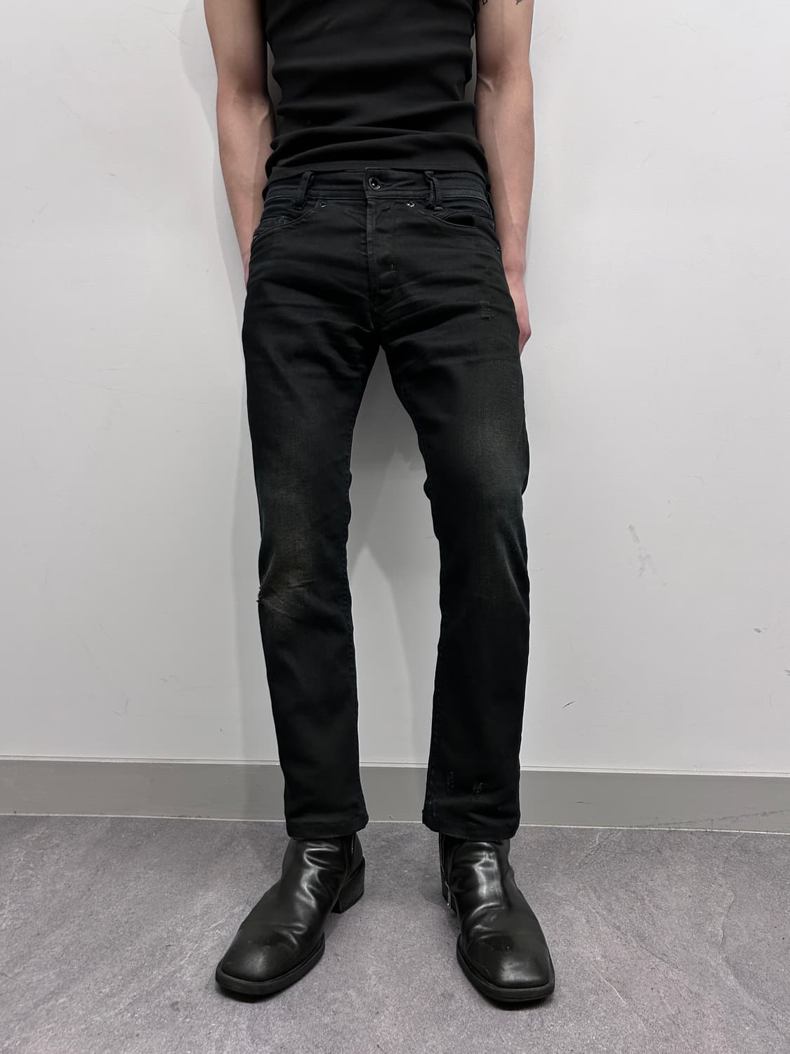 디젤 코티드 슬림 데님 팬츠 상품이미지1