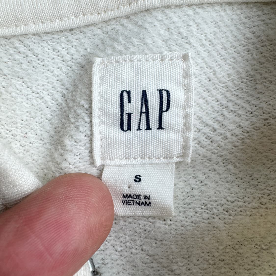 갭 빅로고 후드집업 상품이미지5