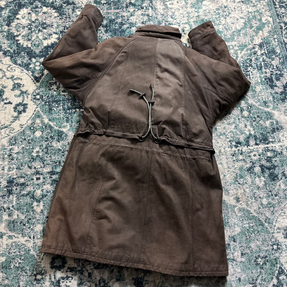 90s Open Road Leather 라이닝 시어링 필드 자켓(L) 상품이미지5