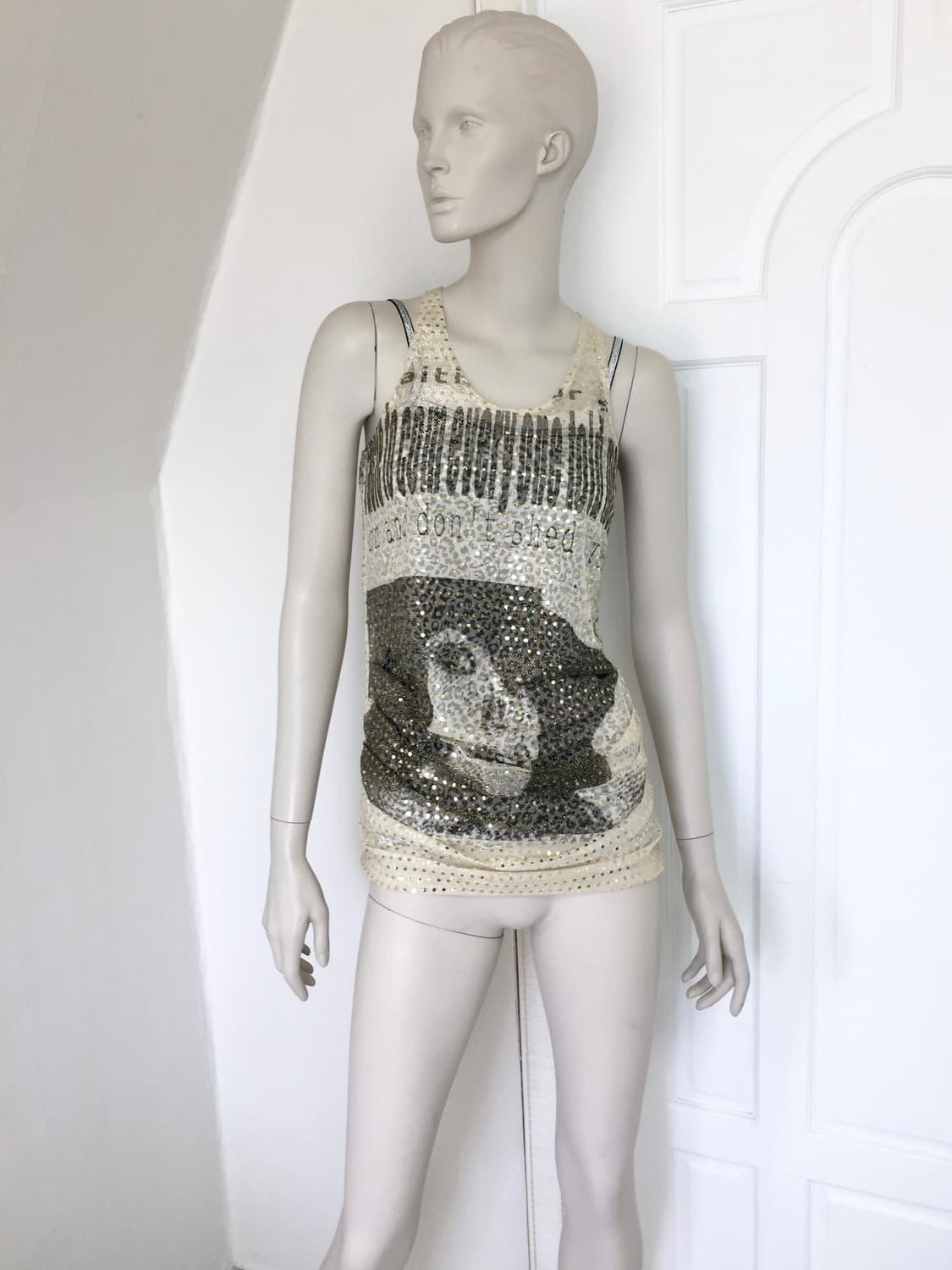 Leopard Tank & Sequin Top Set-up 상품이미지3