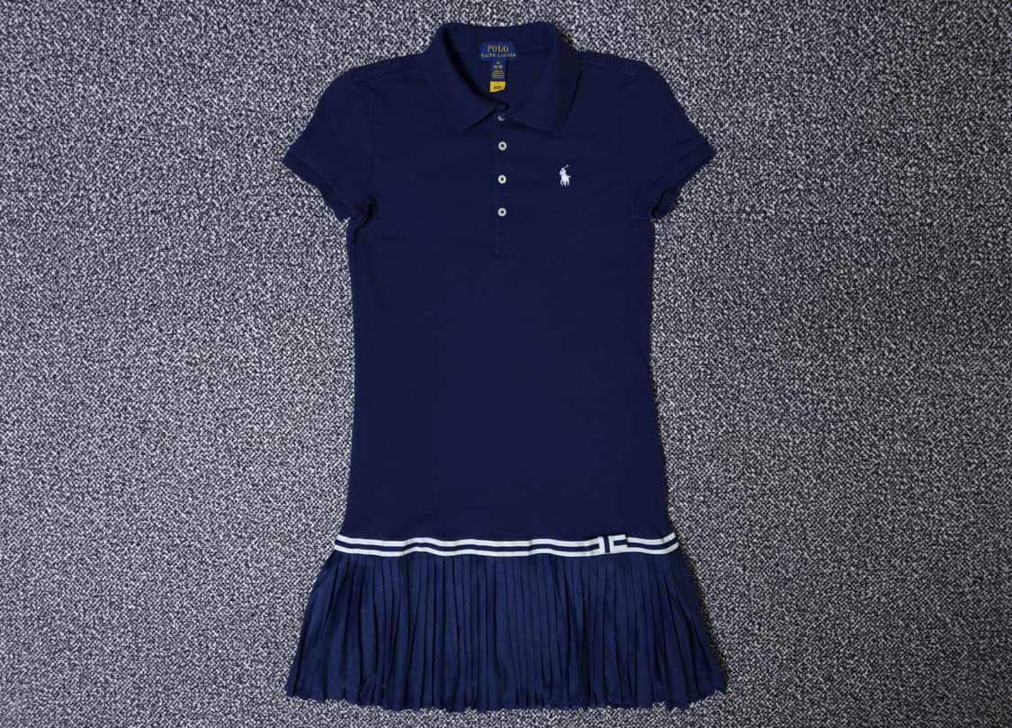 [무료배송][140]폴로 키즈 피케 플리츠 원피스 상품이미지1