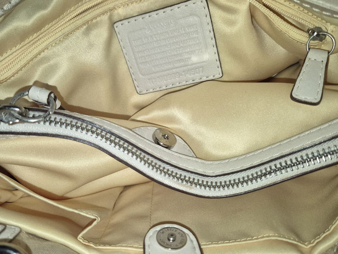 COACH 2000s Cream latte monogram Bag 상품이미지2