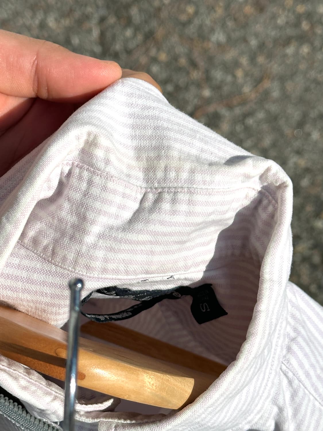 [L] 폴로 랄프로렌 핑크 캔디 스트라이프 옥스포드 셔츠 상품이미지6