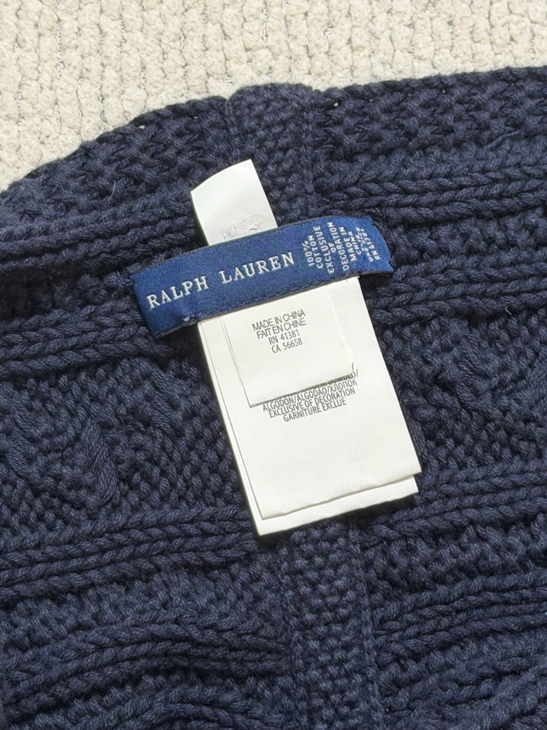 폴로 랄프로렌 넥 워머 POLO KNIT NECK WARMER 상품이미지4