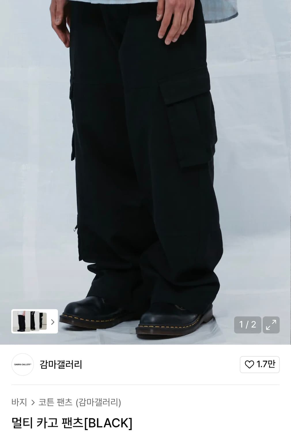 감마갤러리 멀티카고 팬츠 L 상품이미지1