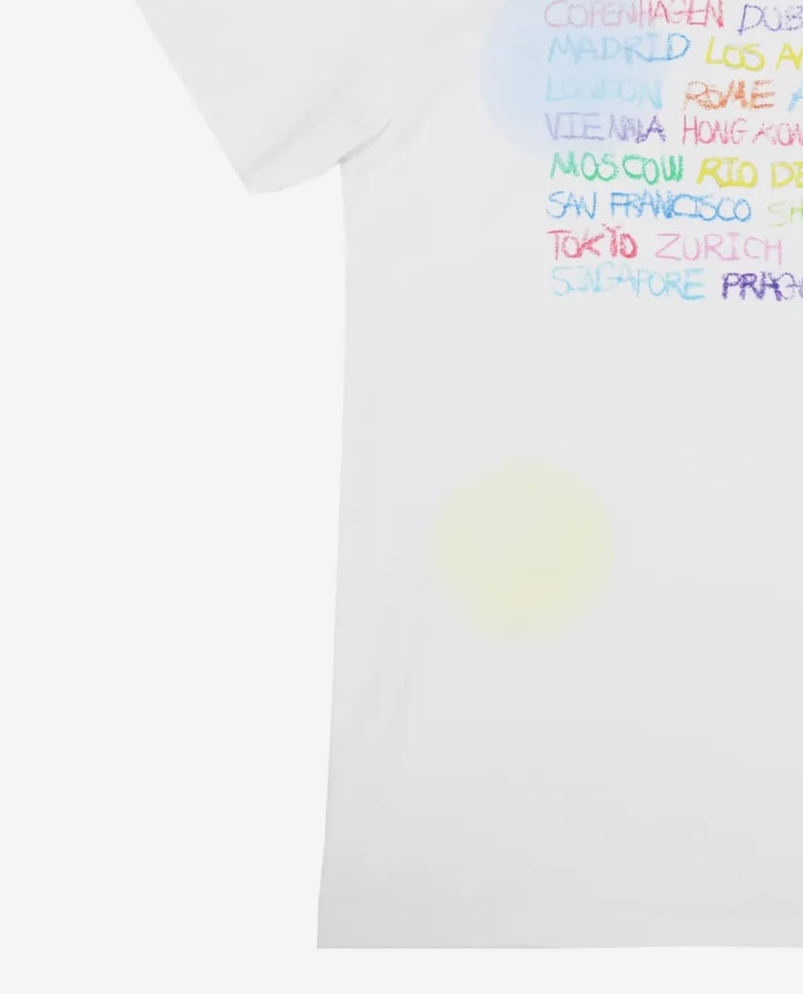 (택O새제품) 더뮤지엄비지터 시티 드로잉 그래픽 티셔츠 화이트 L 상품이미지5