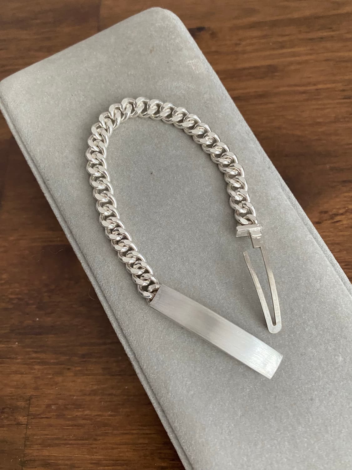 순은 실버 스틱라운드 체인팔찌(새제품) 상품이미지1