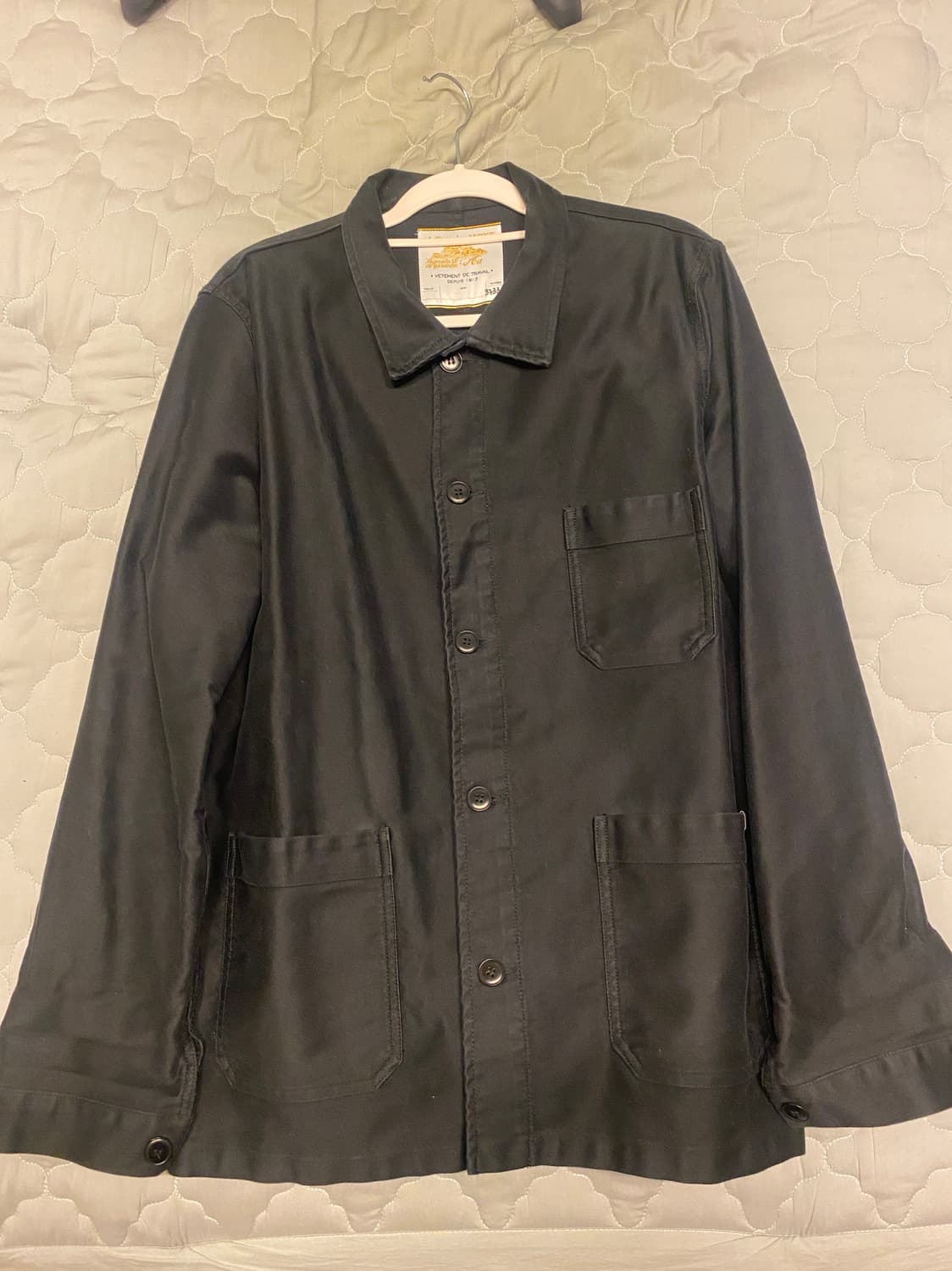 [50] 르몽생미셸 몰스킨 워크자켓_블랙 상품이미지7