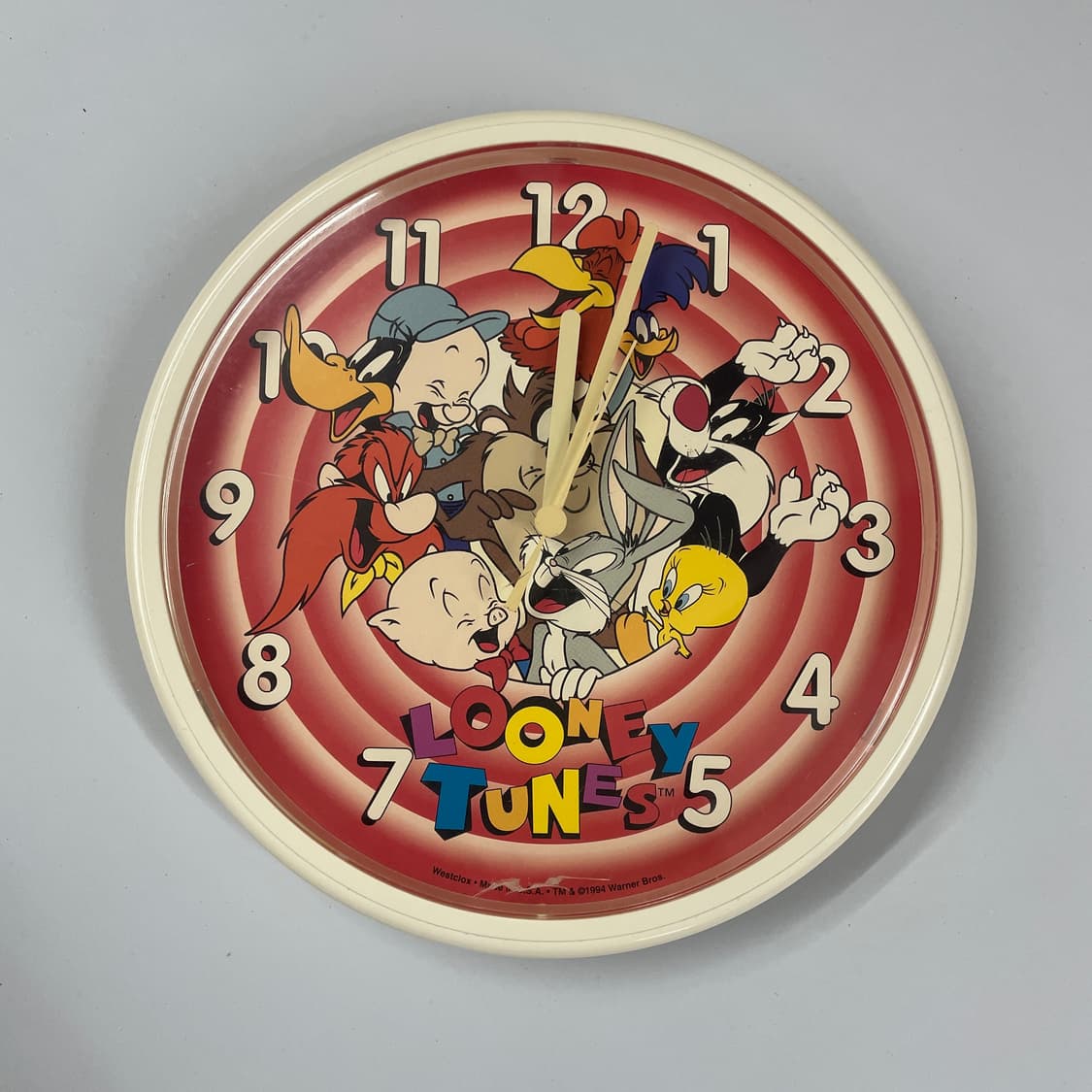 🕰️ 1994 MADE USA LOONEY TUNES 루니툰즈 벽시계 상품이미지2