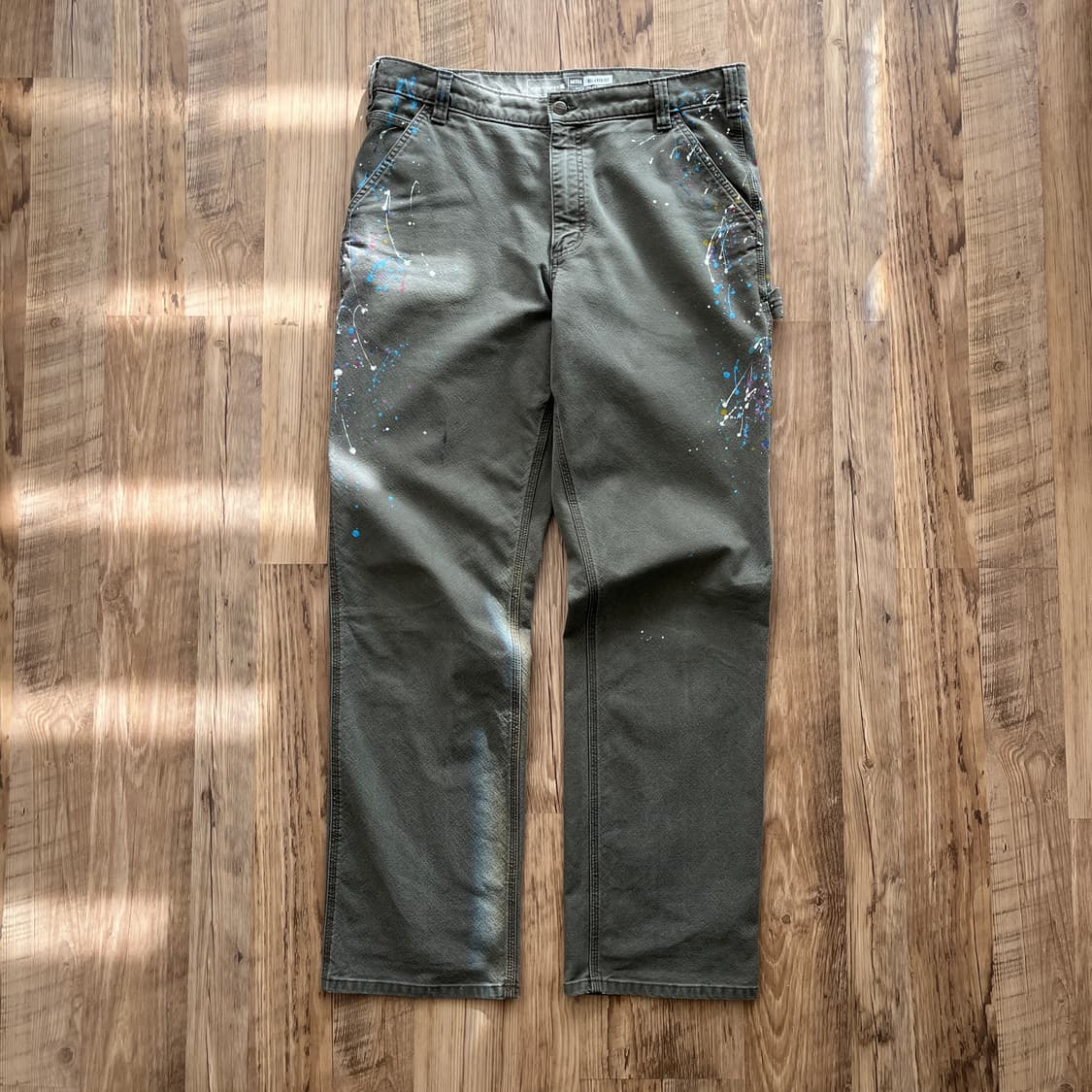 칼하트 페인팅커스텀 워크팬츠 [35] 상품이미지2