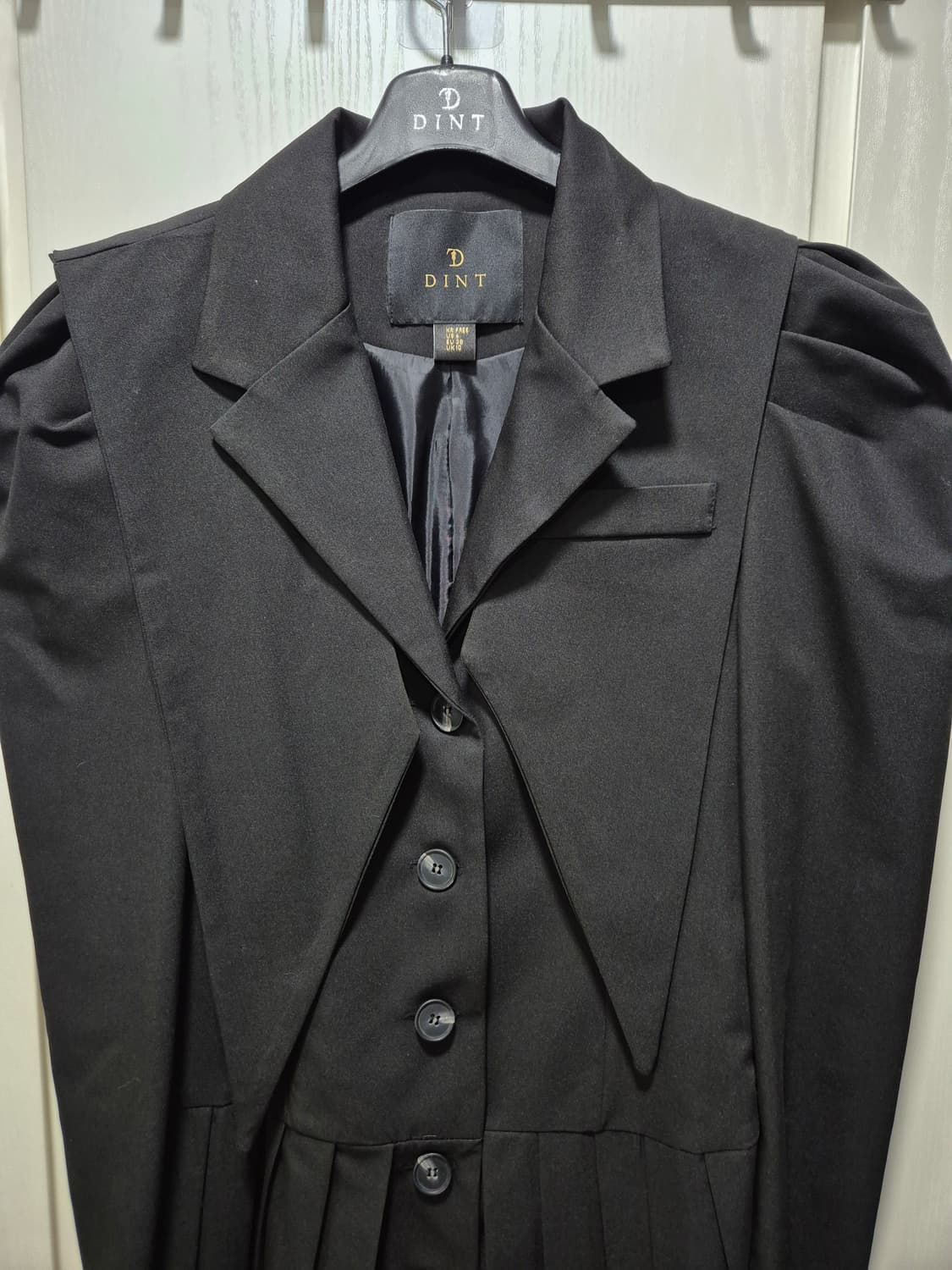 (타임세일)(새상품)DINT 딘트 플리츠 미디 원피스 자켓 상품이미지2