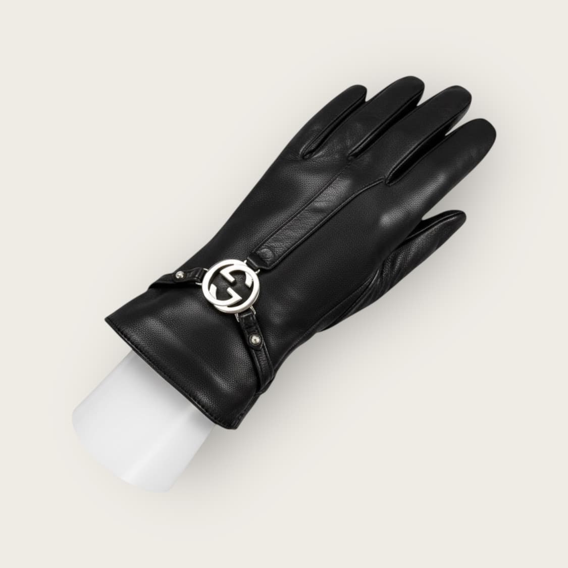 구찌 03AW 램스킨 메탈로고 장갑 글러브 상품이미지1