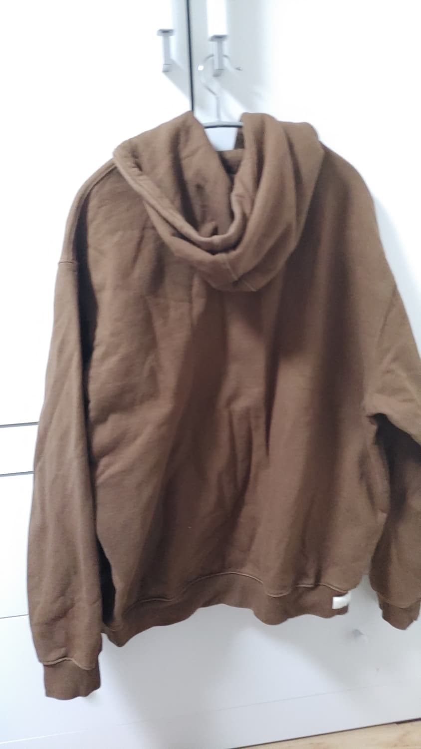 카시나 어센틱 로고 후드티 브라운 L 상품이미지2