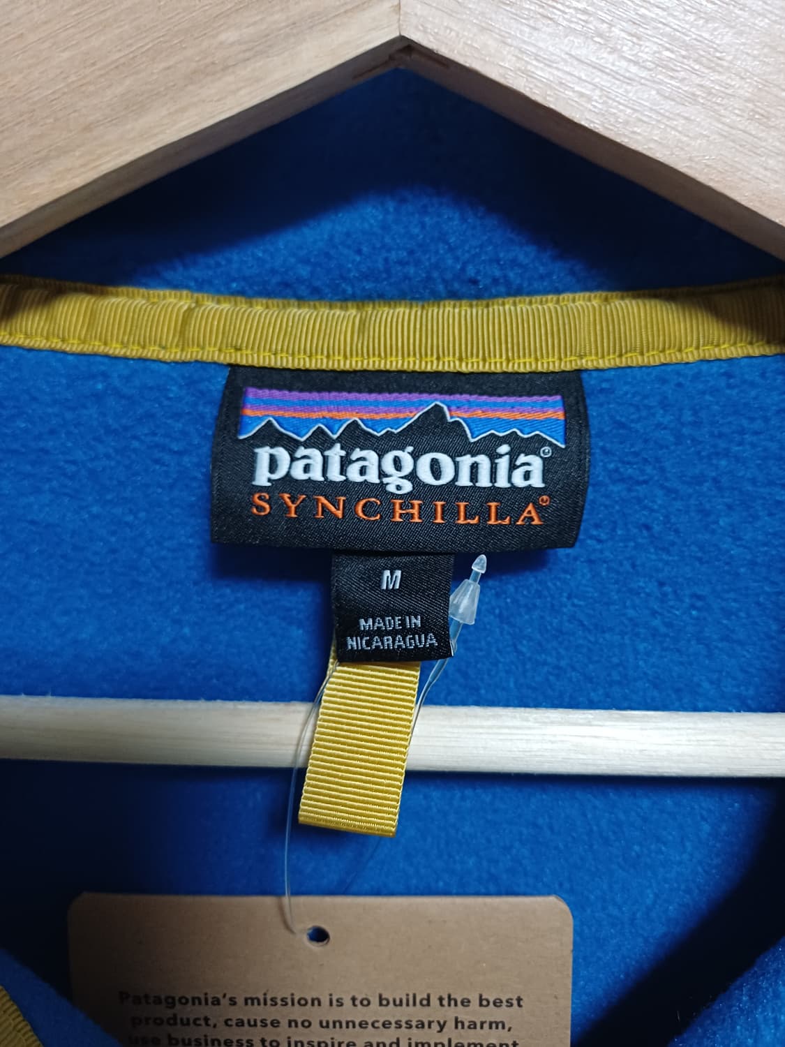 🇳🇮 [M] 파타고니아 신칠라 스냅티 반다나 블루  상품이미지4