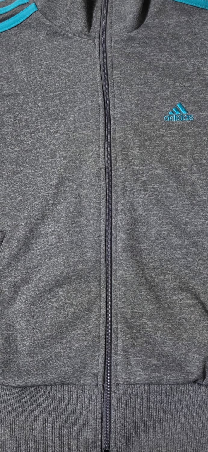 아디다스 삼선 트랙탑 그레이/블루 90 상품이미지5