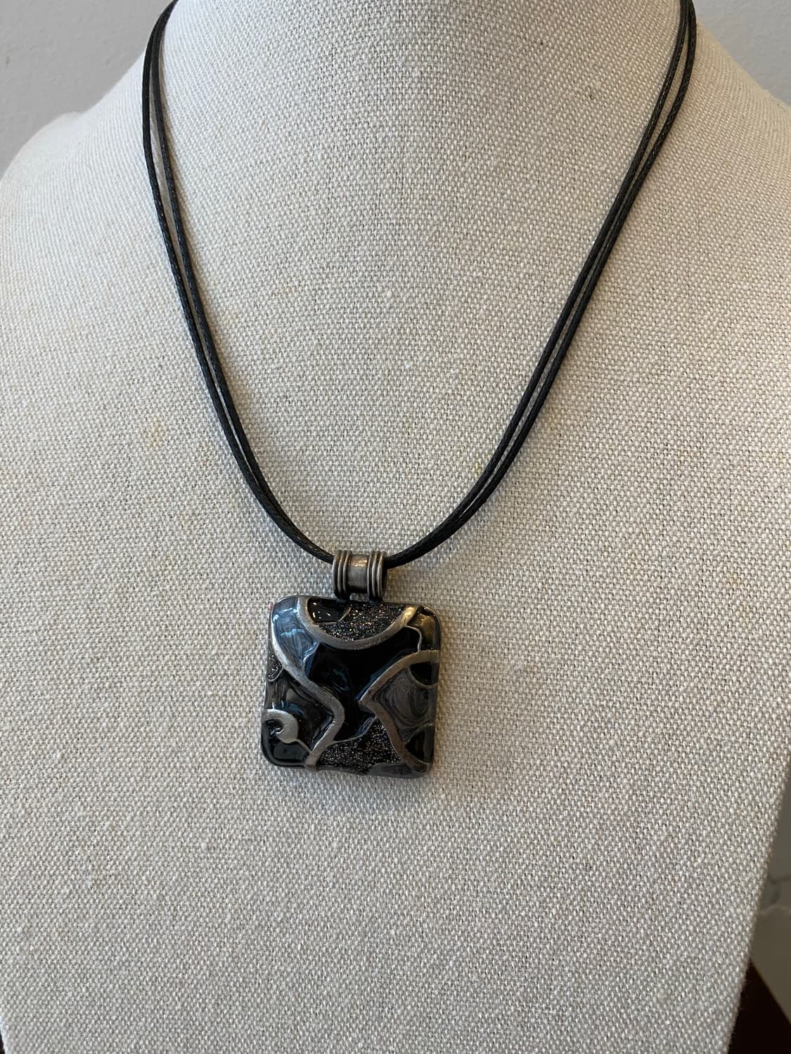 빈티지 모던 스퀘어 목걸이 상품이미지3