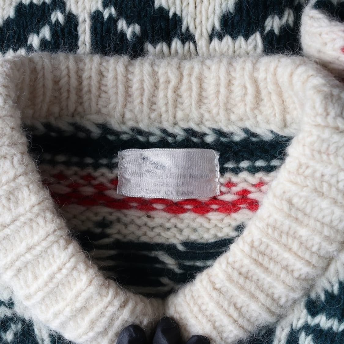 아메리칸빈티지 눈꽃 노르딕 패턴 니트 F 상품이미지5