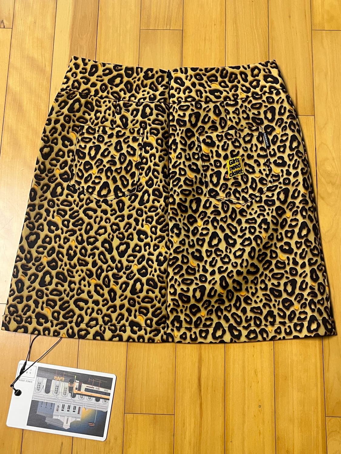 로맨틱크라운 호피 스커트 상품이미지2